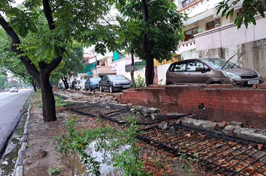 ਚੰਡੀਗੜ੍ਹ ਵਿੱਚ ਭਰਵਾਂ ਮੀਂਹ; ਇੰਡਸਟਰੀਆ ਏਰੀਆ ਦੀ ਮੁੱਖ ਸੜਕ &rsquo;ਤੇ ਪਾਣੀ ਭਰਿਆ