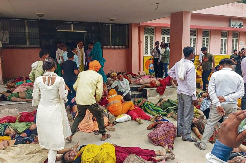 ਹਾਥਰਸ &rsquo;ਚ ਸਤਿਸੰਗ ਦੌਰਾਨ ਭਗਦੜ ਮਚੀ, 116 ਮੌਤਾਂ