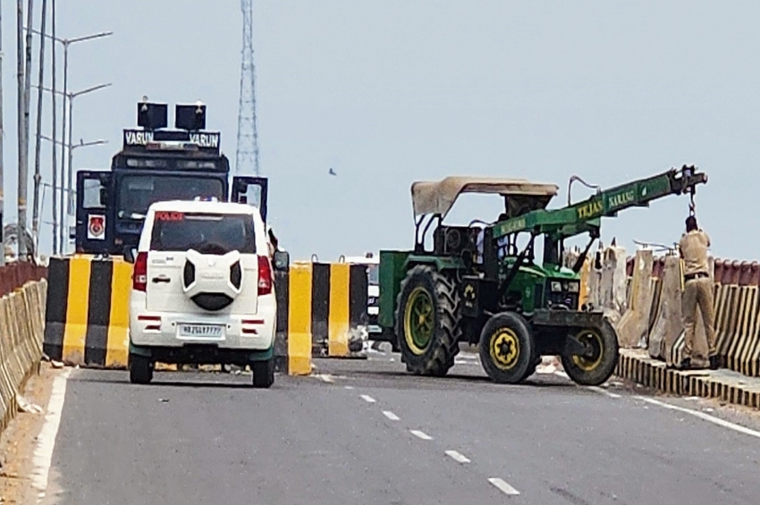 ਕਿਸਾਨਾਂ ਤੇ ਹਰਿਆਣਾ ਪੁਲੀਸ ਵਿਚਾਲੇ ਟਕਰਾਅ