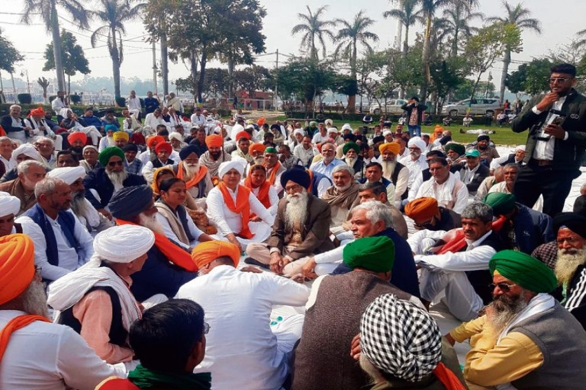 ਹਰਿਆਣਾ ਦੇ ਕਿਸਾਨਾਂ ਅਤੇ ਖਾਪ ਪੰਚਾਇਤਾਂ ਵੱਲੋਂ ਕਿਸਾਨੀ ਸੰਘਰਸ਼ ਦਾ ਸਮਰਥਨ