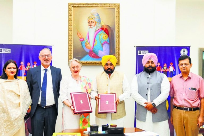 ਨੌਜਵਾਨਾਂ ਨੂੰ ਅੰਗਰੇਜ਼ੀ ਮਾਹਿਰ ਬਣਾਉਣ ਲਈ ਪੰਜਾਬ ਸਰਕਾਰ ਅਤੇ ਬ੍ਰਿਟਿਸ਼ ਕੌਂਸਲ ਿਵਚਾਲੇ ਸਮਝੌਤਾ