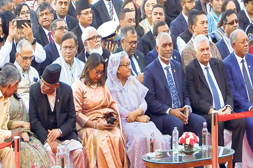 ਗੁਆਂਢੀ ਮੁਲਕਾਂ ਦੇ ਆਗੂਆਂ ਨੇ ਸਹੁੰ ਚੁੱਕ ਸਮਾਗਮ ਵਿੱਚ ਲਿਆ ਹਿੱਸਾ