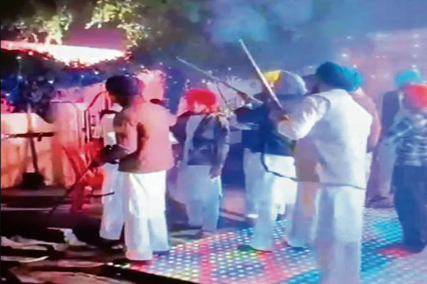 ਗੰਨ ਕਲਚਰ: ਵਿਆਹ ਦੌਰਾਨ ਗੋਲੀਆਂ ਚੱਲਣ ਦੀ ਵੀਡੀਓ ਵਾਇਰਲ