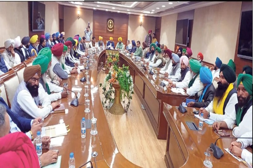 ਪੰਜਾਬ ਸਰਕਾਰ ਤੇ ਸੰਯੁਕਤ ਕਿਸਾਨ ਮੋਰਚਾ ਵਿਚਾਲੇ ਮੀਟਿੰਗ ਬੇਸਿੱਟਾ