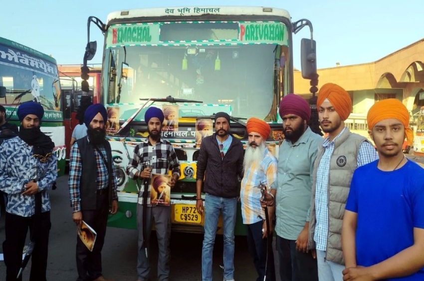 ਦਲ ਖ਼ਾਲਸਾ ਨੇ ਹਿਮਾਚਲ ਦੇ ਵਾਹਨਾਂ ’ਤੇ ਲਾਏ ਸੰਤ ਭਿੰਡਰਾਂਵਾਲਾ ਦੇ ਪੋਸਟਰ