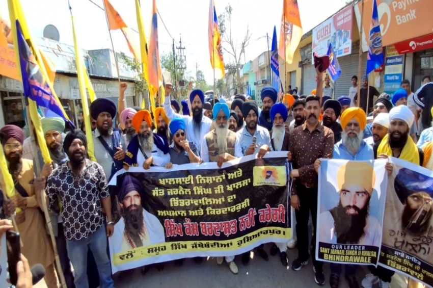 ਸਿੱਖ ਜਥੇਬੰਦੀਆਂ ਵੱਲੋਂ ਹਿਮਾਚਲ ਦੀ ਹੱਦ ਵੱਲ ਮਾਰਚ