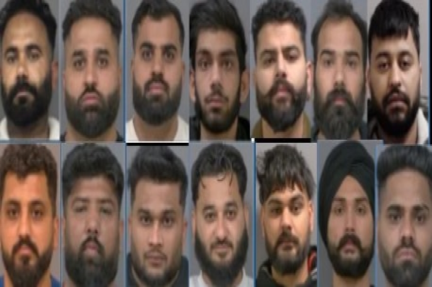 Canada: ਫਿਰੌਤੀ, ਲੁੱਟ, ਚੋਰੀ ਤੇ ਧੋਖਾਧੜੀ ਦੇ ਦੋਸ਼ &rsquo;ਚ 16 ਭਾਰਤੀ ਗ੍ਰਿਫ਼ਤਾਰ