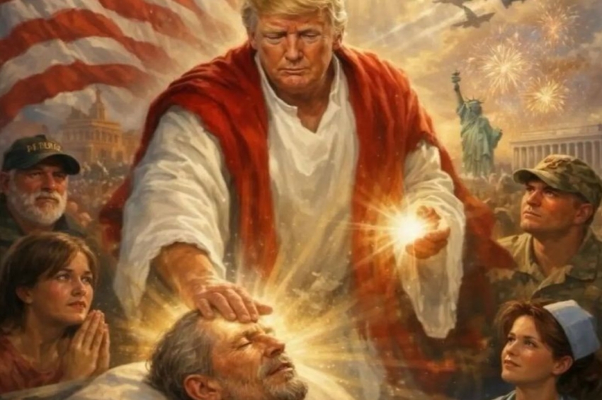 ਡੋਨਲਡ ਟਰੰਪ ਨੇ ਖੁਦ ਨੂੰ ਈਸਾ ਮਸੀਹ ਵਜੋਂ ਦਿਖਾਉਣ ਵਾਲੀ ਪੋਸਟ ਡਿਲੀਟ ਕੀਤੀ