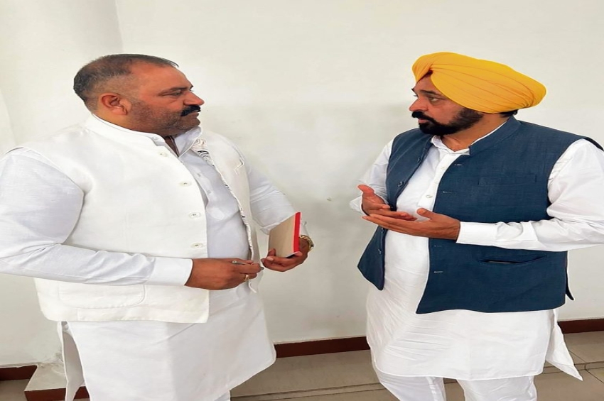 ਮੁੱਖ ਮੰਤਰੀ ਭਗਵੰਤ ਮਾਨ ਵੱਲੋਂ ਸੁਸ਼ੀਲ ਰਿੰਕੂ ਨਾਲ ਮੁਲਾਕਾਤ