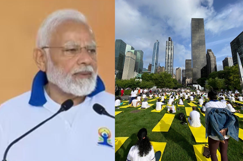 ਨਿਊਯਾਰਕ &rsquo;ਚ ਮਨਾਇਆ ਗਿਆ ਅੰਤਰਰਾਸ਼ਟਰੀ ਯੋਗ ਦਿਵਸ